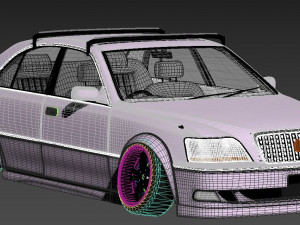 Toyota crown 3D मॉडल
