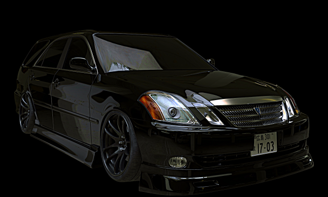 Toyota mark 2 blit 3Dモデル .c4d .max .obj .3ds .fbx .stl .blend 