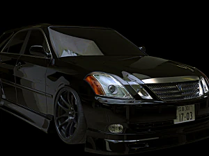 Toyota mark 2 blit 3D Model