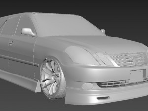 Toyota mark 2 blit 3Dモデル