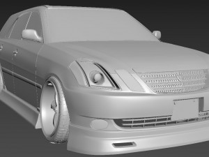 Toyota mark 2 blit 3Dモデル