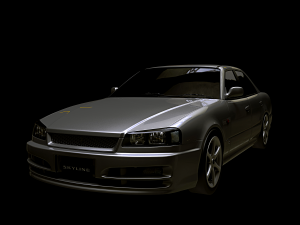 Nissan Skyline er34 Modello 3D