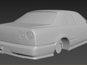 Nissan Skyline er34 Modello 3D