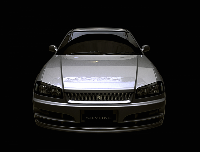 Nissan Skyline 3D Model .c4d .max .obj .3ds .fbx .stl .blend 