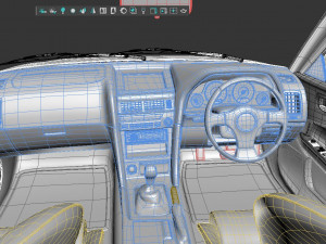 Nissan Skyline 3D Model