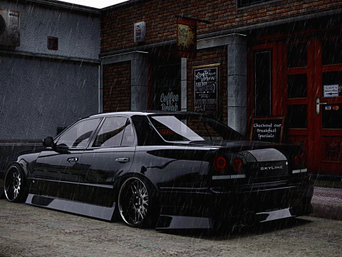 Ниссан Скайлайн 3D Модель