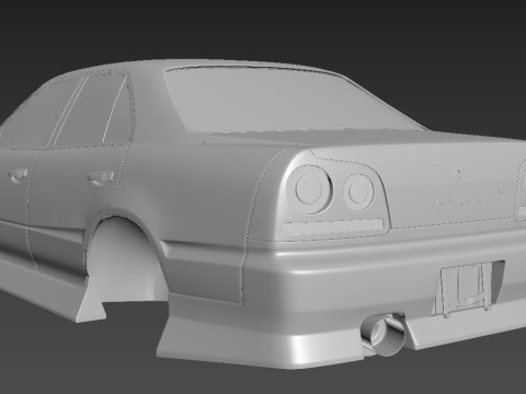 Nissan Skyline 3D Model