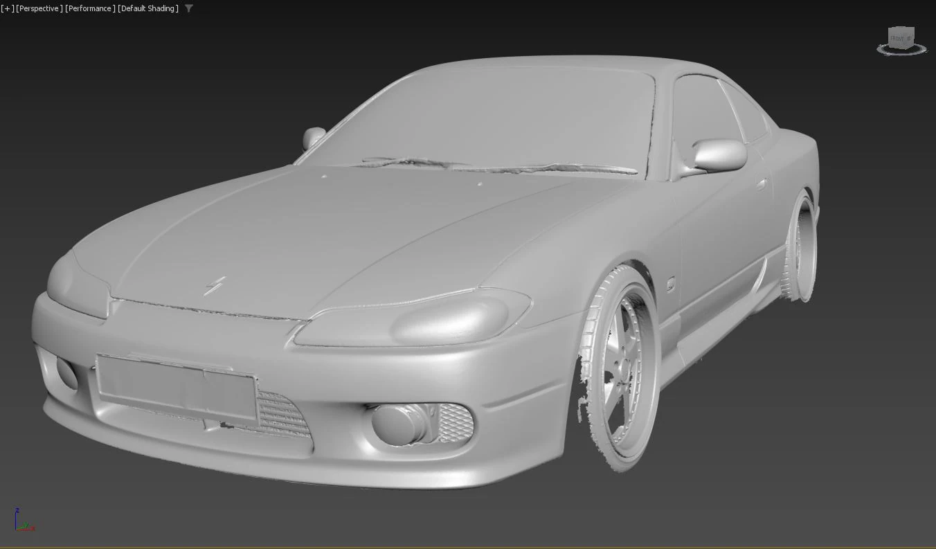 Nissan Silvia s15 Scan 3D Model .c4d .max .obj .3ds .fbx .stl .blend 