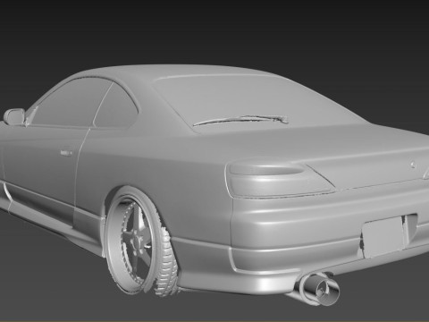 Nissan Silvia s15 Scan Model 3D