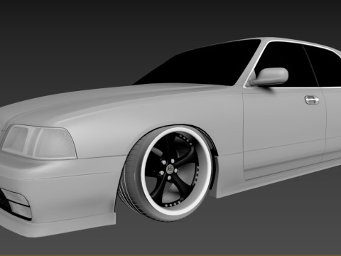 Nissan laurel 34 3D Model