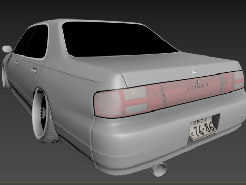 Nissan laurel 34 Model 3D
