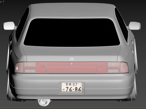 Nissan laurel 34 3D Model