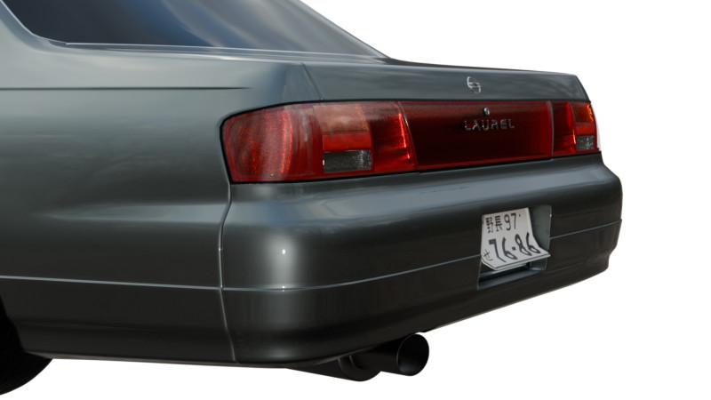 Nissan laurel 34 Model 3D .c4d .max .obj .3ds .fbx .stl .blend