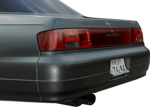 Nissan laurel 34 3Dモデル