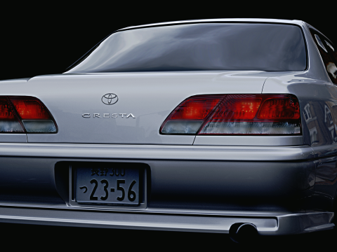 Toyota cresta 100 3D Modell