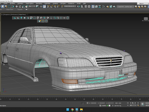 Toyota cresta 100 3D Modell