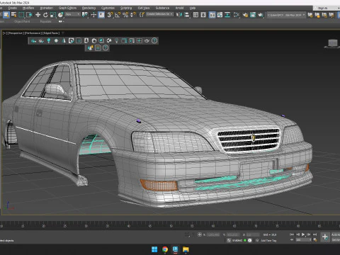 Toyota cresta 100 3D Model