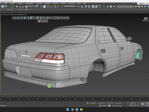 Toyota cresta 100 3D Modell