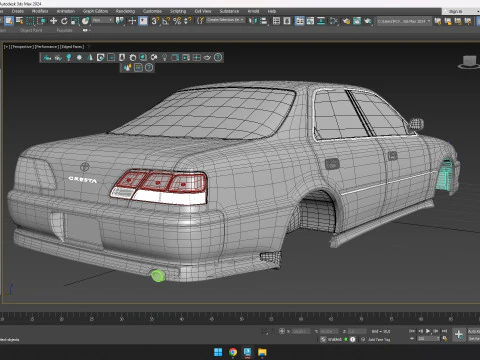 Toyota cresta 100 3D Model