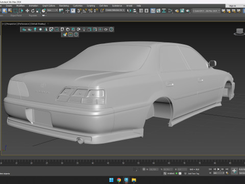 Toyota cresta 100 3D Modell