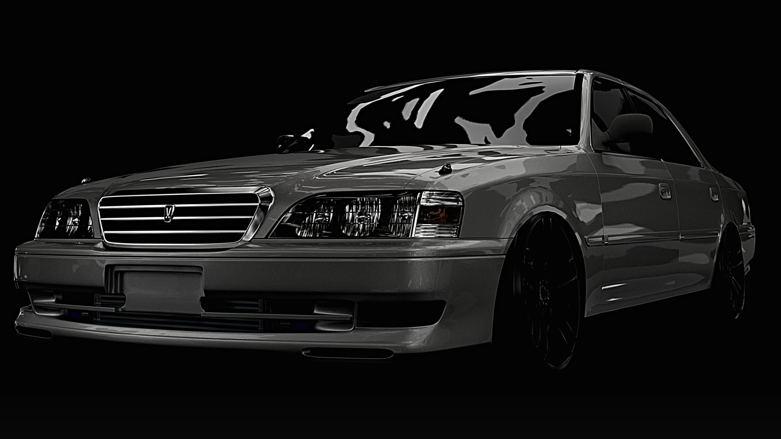 Toyota cresta 100 3D Model .c4d .max .obj .3ds .fbx .stl .blend