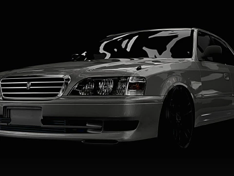 丰田克雷斯塔 100 3D 模型