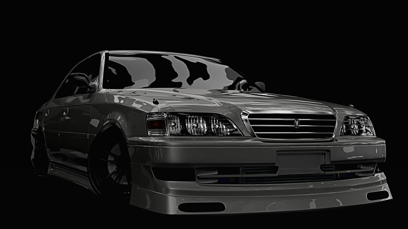 토요타 크레스타 jzx100 버텍스 3D 모델 .c4d .max .obj .3ds .fbx .stl .blend
