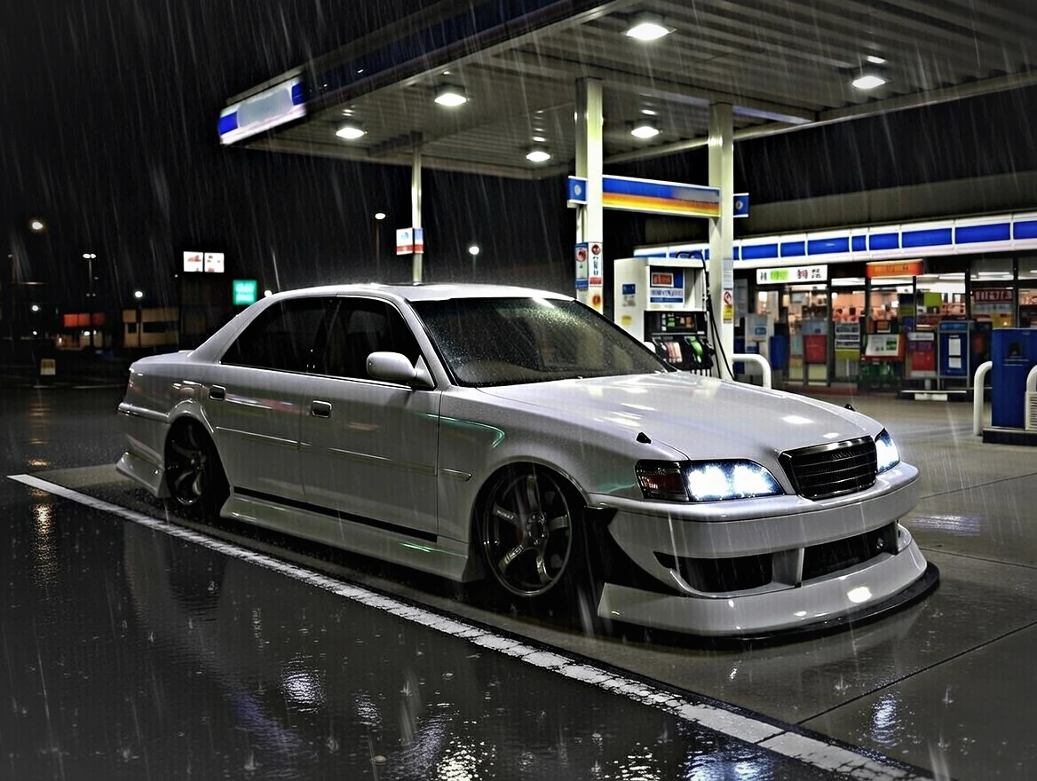 Toyota Cresta jzx100 Bn-Sport 3D Model .c4d .max .obj .3ds .fbx .stl .blend