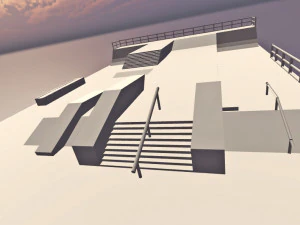Skatepark 3D Modell