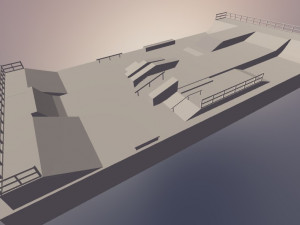 skatepark 3D मॉडल