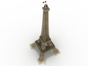 eiffel tower Modèle 3D