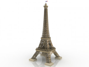 eiffel tower Modèle 3D