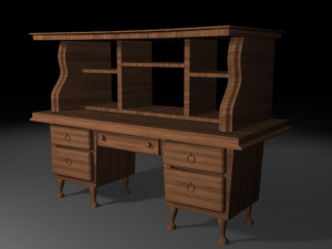 old classic table 3D 모델