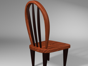 wood chair 3D Model