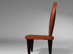 wood chair 3D Model