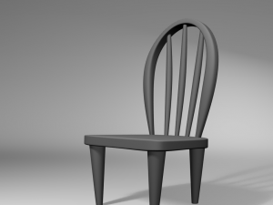 wood chair 3D Model