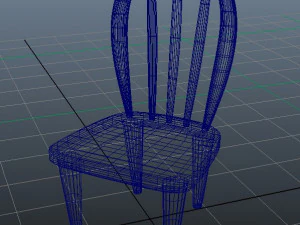 wood chair 3D Model