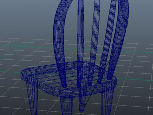 wood chair 3D Model