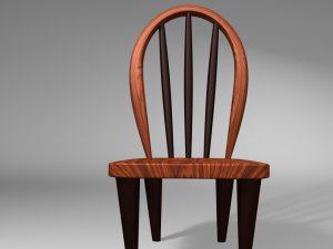 wood chair 3D Model