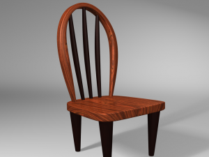 wood chair 3D Model