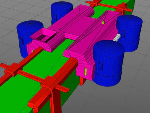 ruimte ondersteuning 3D Model
