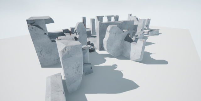 destroyed buildings 3D Model .c4d .max .obj .3ds .fbx .stl .blend 
