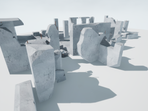 destroyed buildings 3D Model