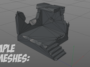 destroyed buildings 3D Model