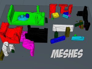 destroyed buildings 3D Model