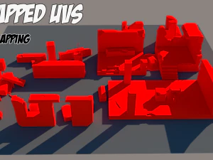 destroyed buildings 3D Model