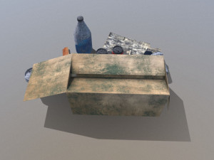 garbage low-poly 3D Модель