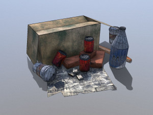 garbage low-poly 3D Модель