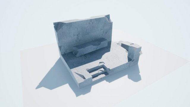destroyed buildings free low-poly pbr 3D मॉडल .c4d .max .obj .3ds .fbx .stl .blend 