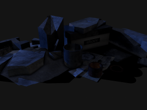 garbage low-poly pbr 3D Model